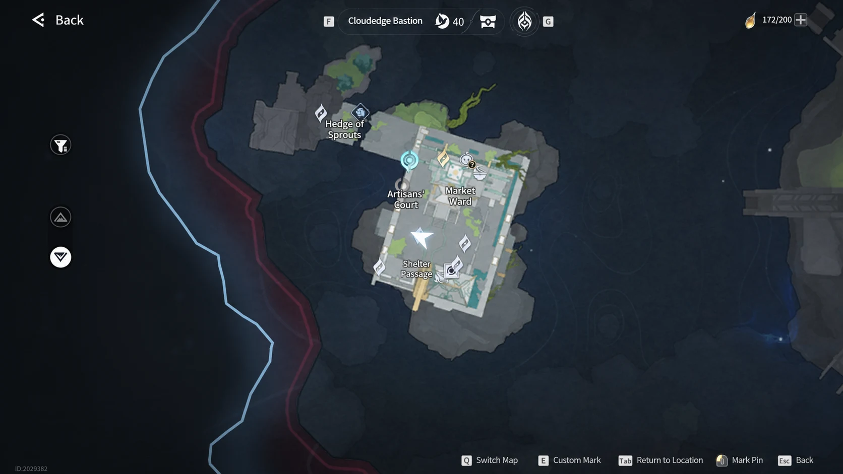 Map route to the Azure Halberd Forgemaster