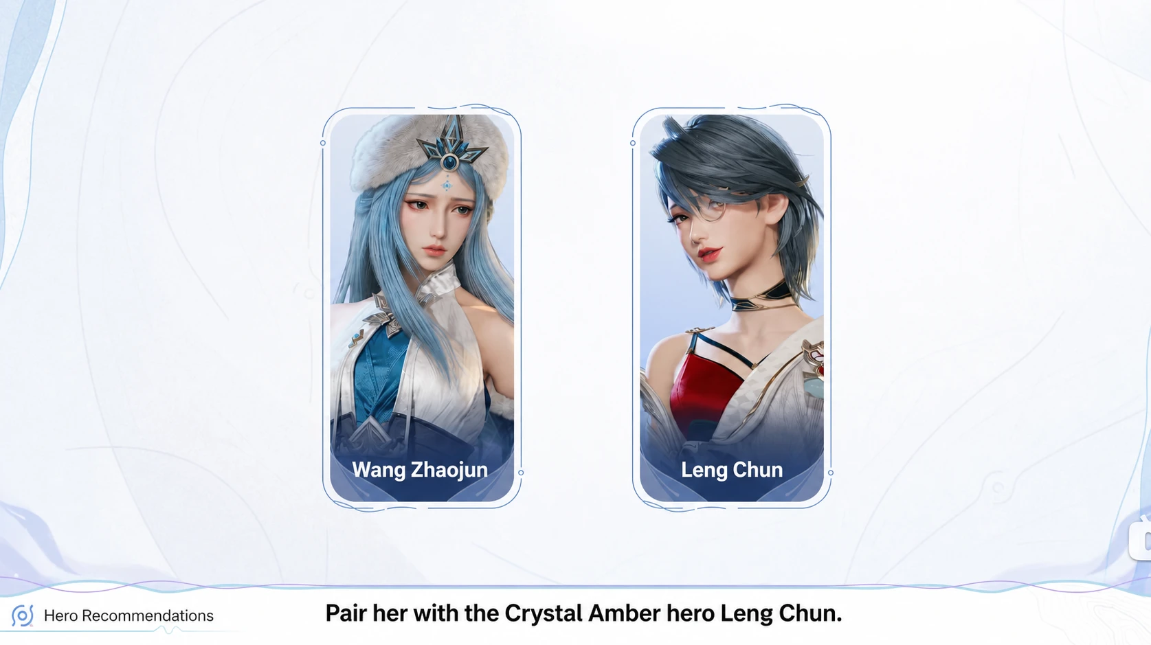 Wang Zhaojun and Leng Chun pairing