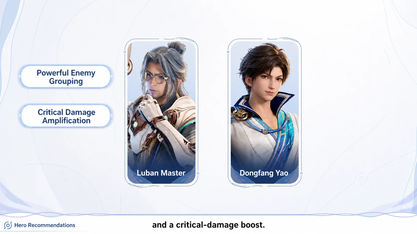 Luban Master late-game team setup