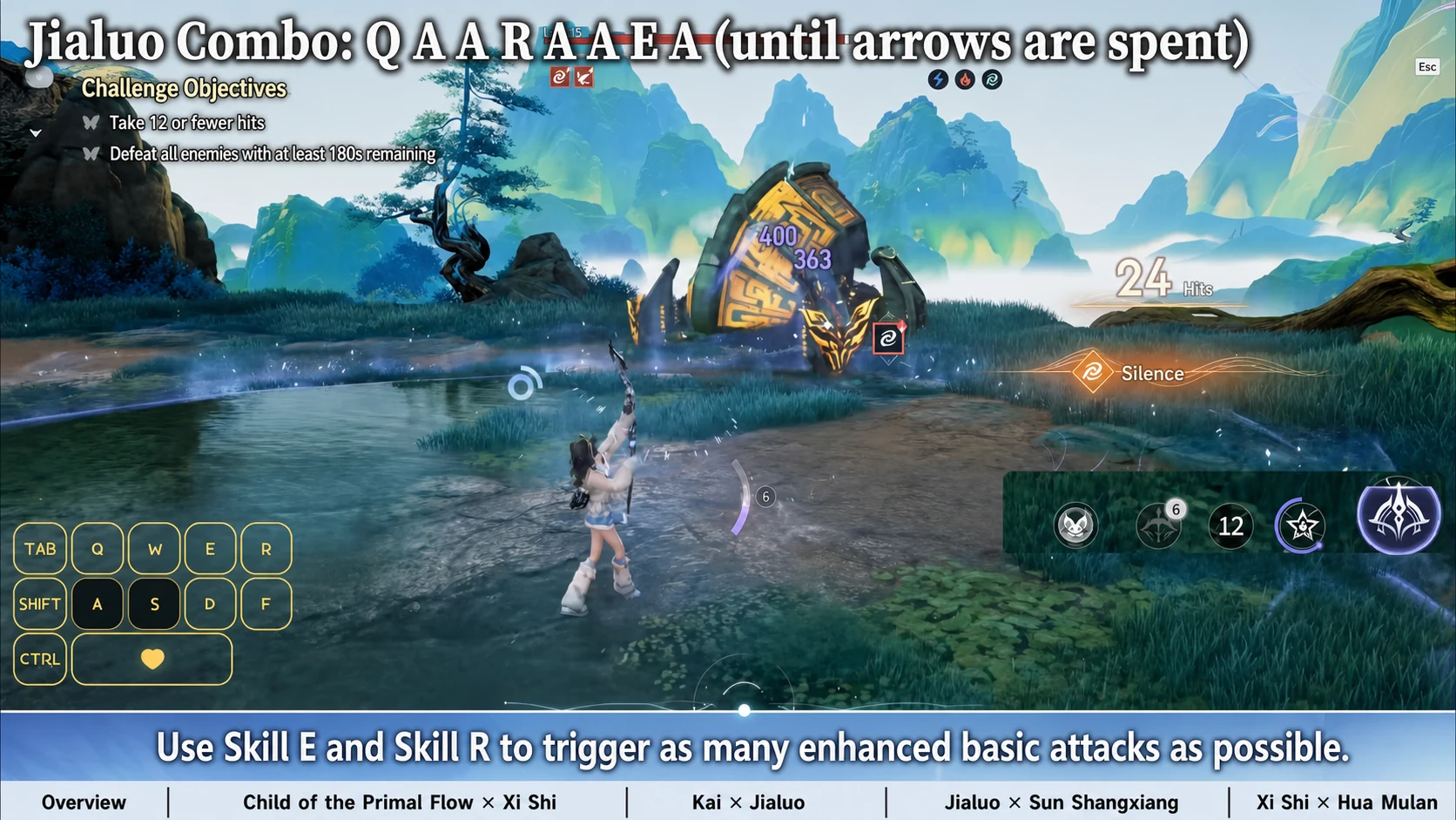 Jialuo combo sequence localized in English