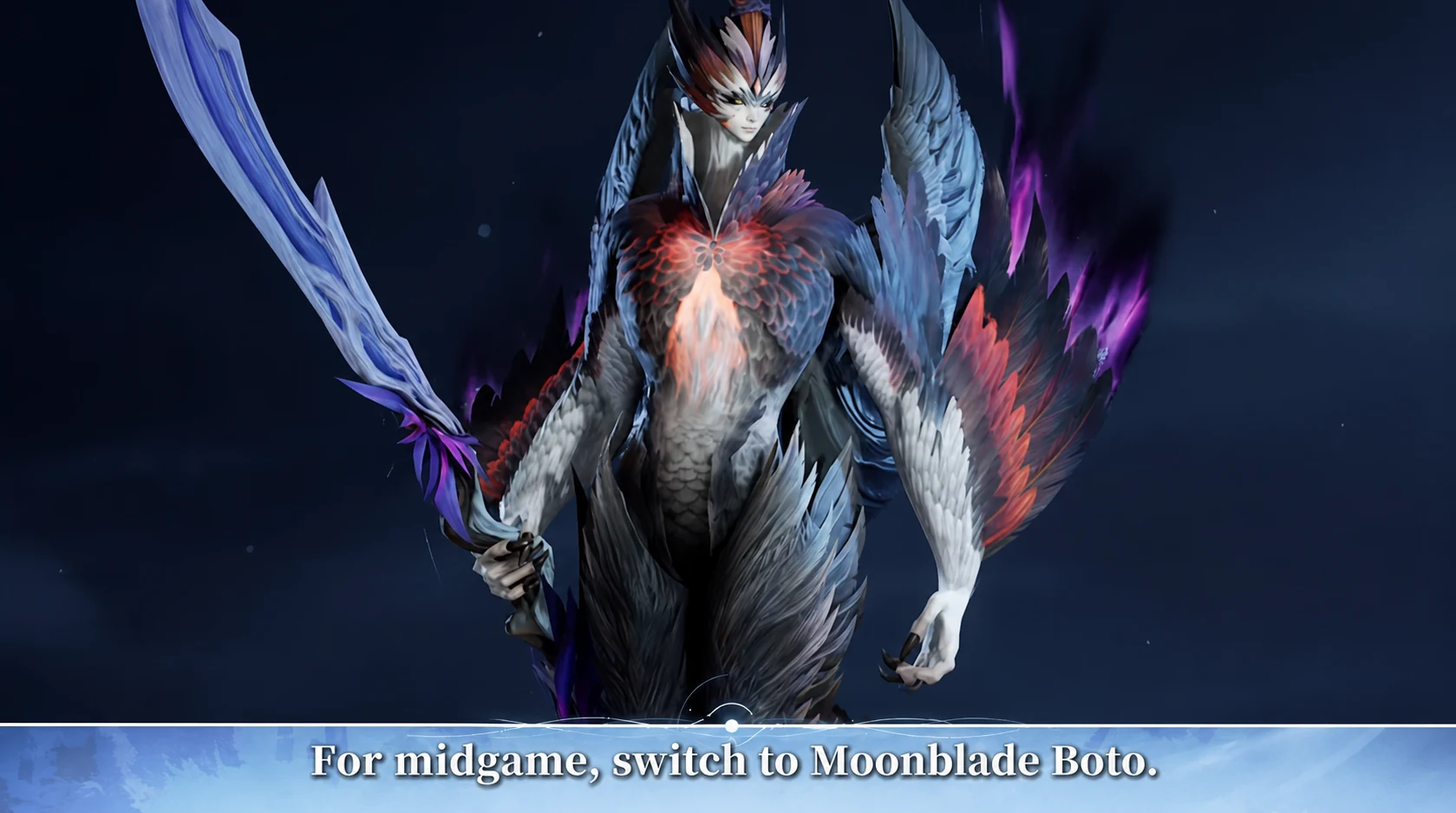 Moonblade Boto Spirit Summon localized in English