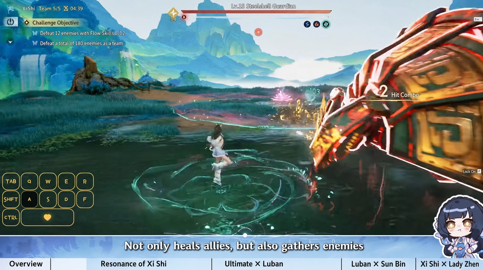 Xi Shi support overview localized in English