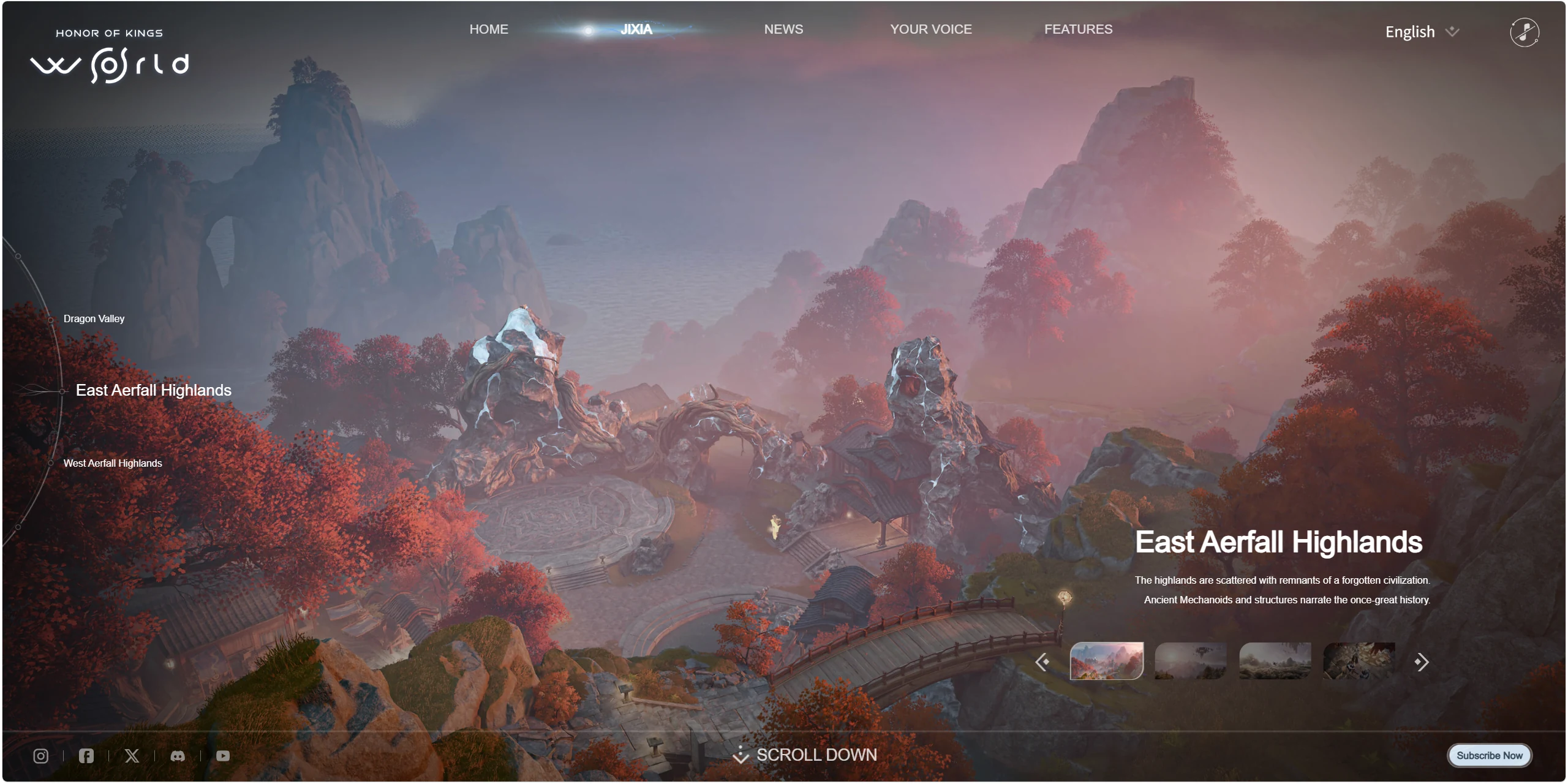 East Aerfall Highlands shown in a user-provided screenshot
