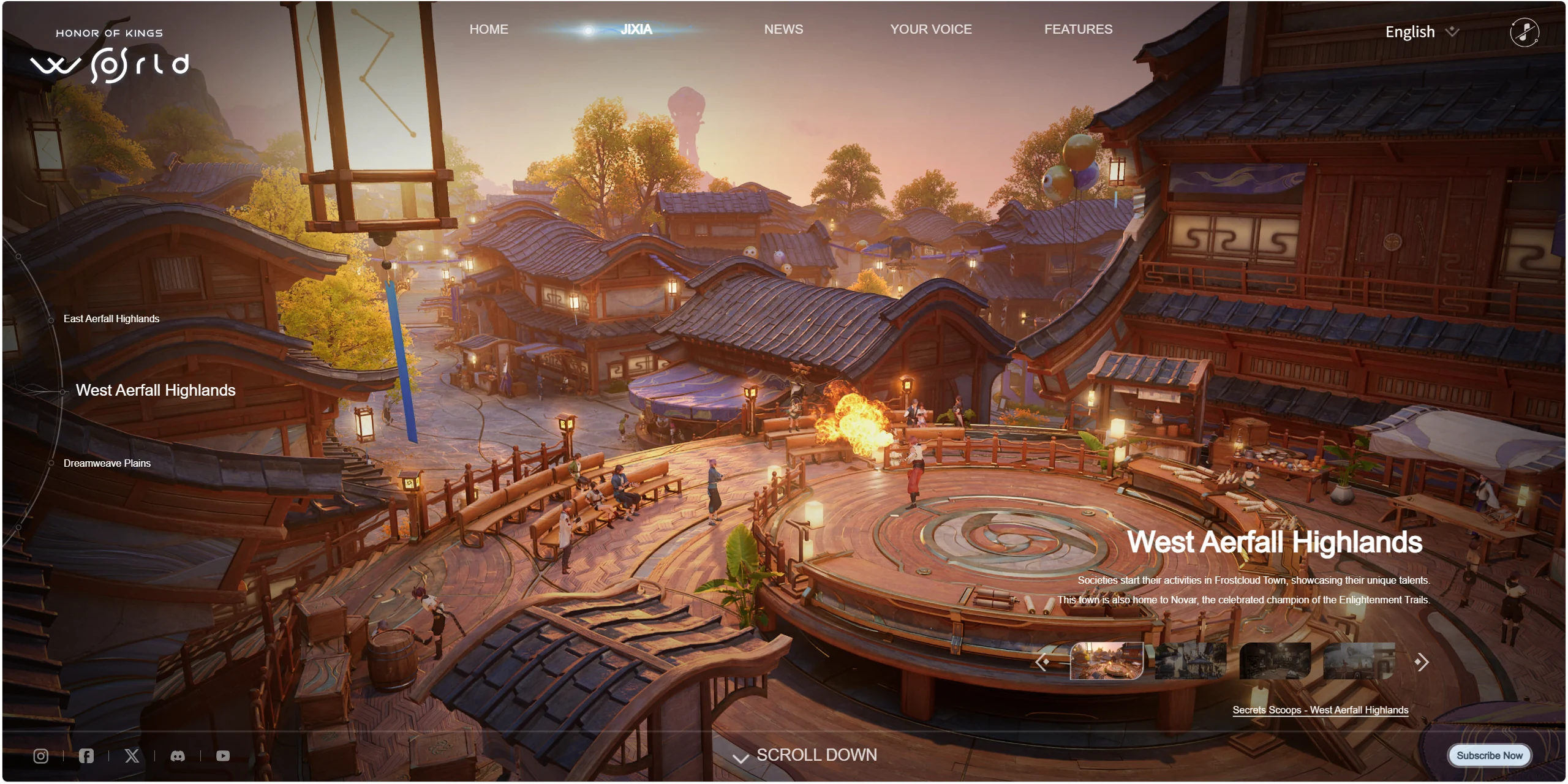 West Aerfall Highlands shown in a user-provided screenshot